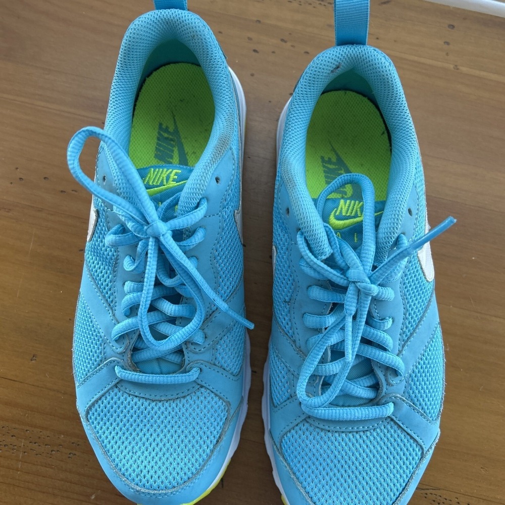Nike Air Max Muse Teal White Mesh Running Walking Gym Women 8 Athletic Sneaker - Picture 6 of 7